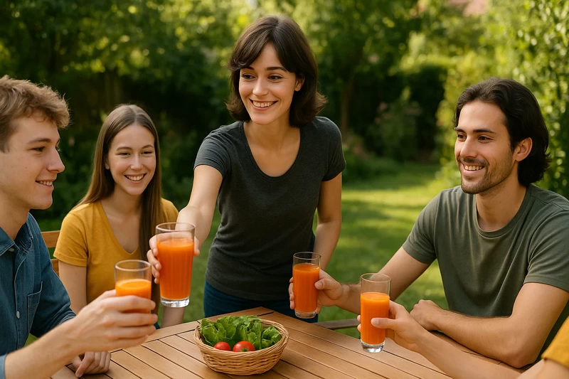 Sana 818, odšťavňovač s krájecí násypkou, šťáva hands-free - recenze
Kiki Kočičková