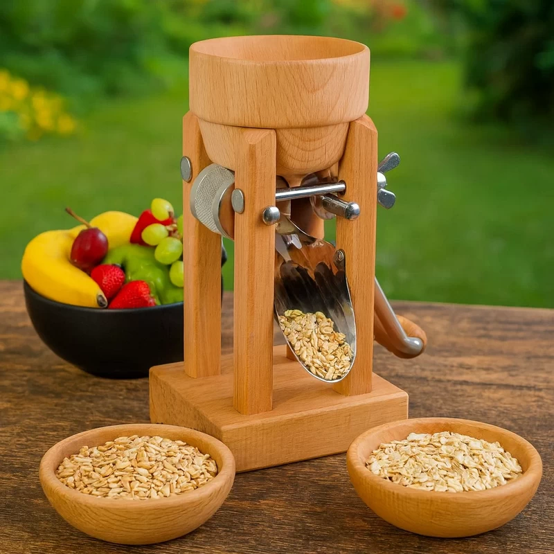 Eschenfelder Natural a kouzlo čerstvých vloček na stole - vločkovač recenze